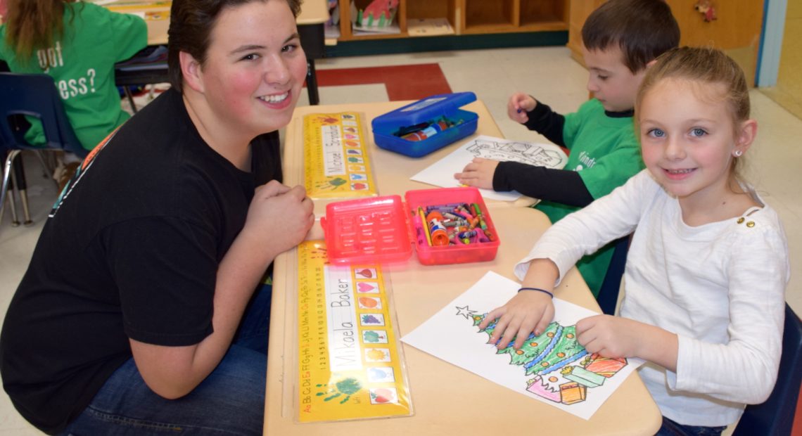West Islip Seniors Share Language Learning at Elementary Schools