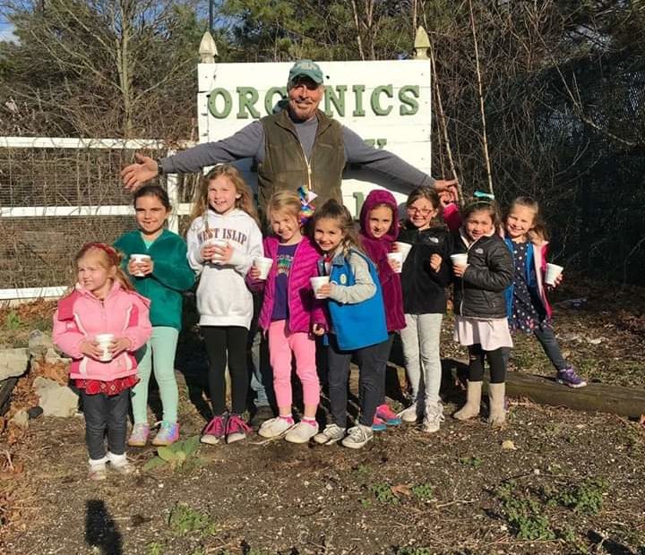 Girl-scout Troop Gets An Organic Education At Organics Today Farm In East Islip!