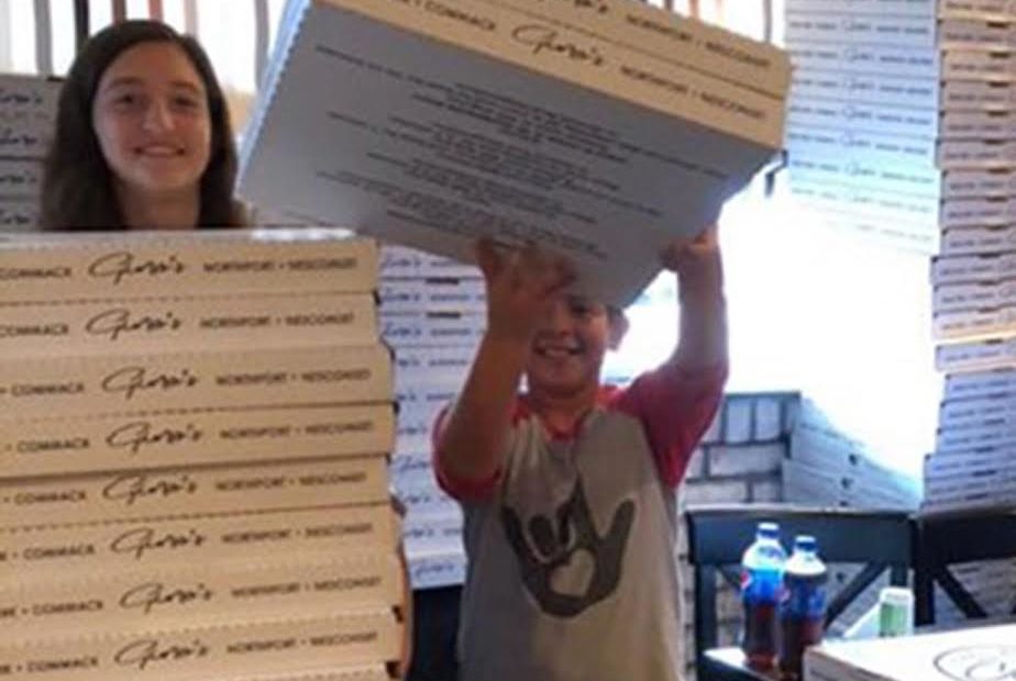 Local Youth End the Summer With a Public Awareness “Pizza Box Top” Event to Target Adults who Provide Alcohol to Youth