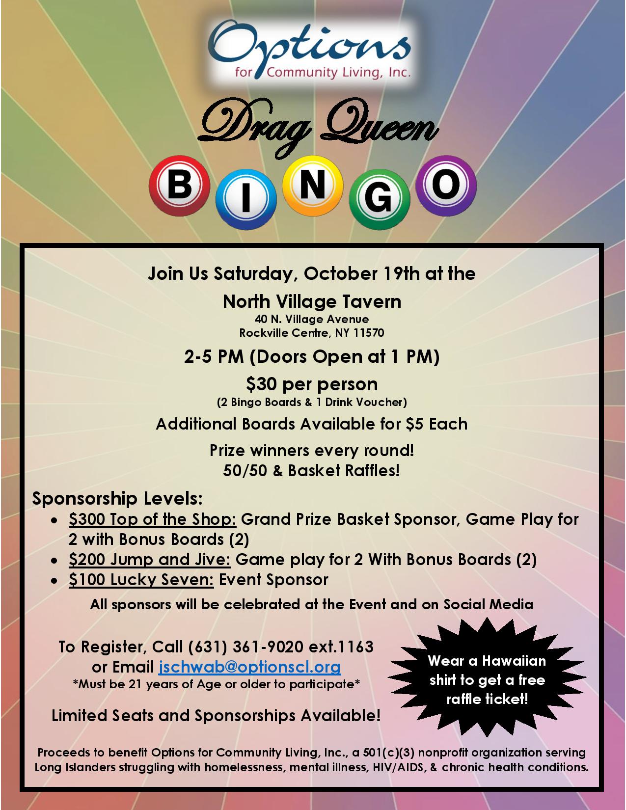 Non-Profit Organization Hosts Drag Queen Bingo
