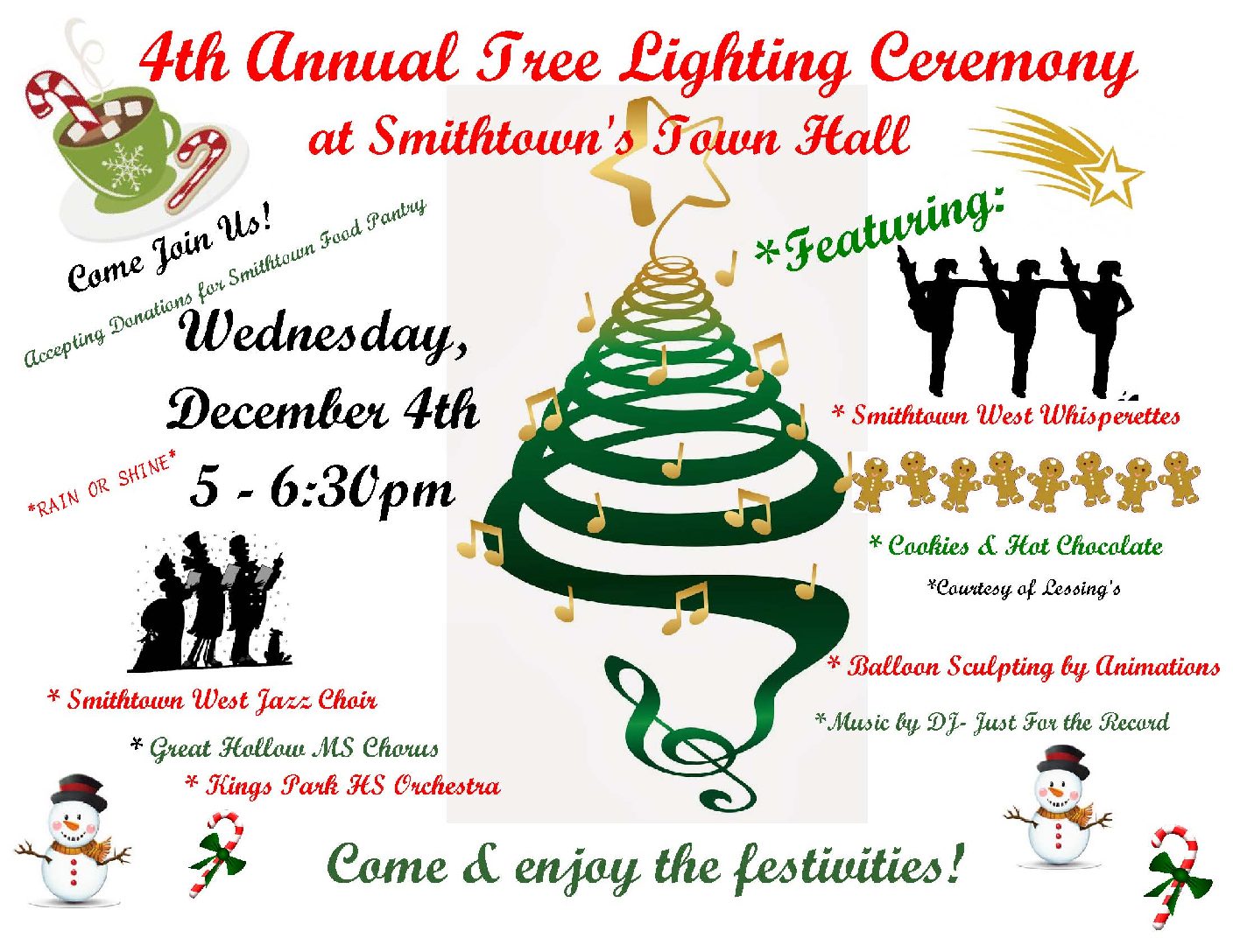 Smithtown’s 4th Annual Tree Lighting Ceremony