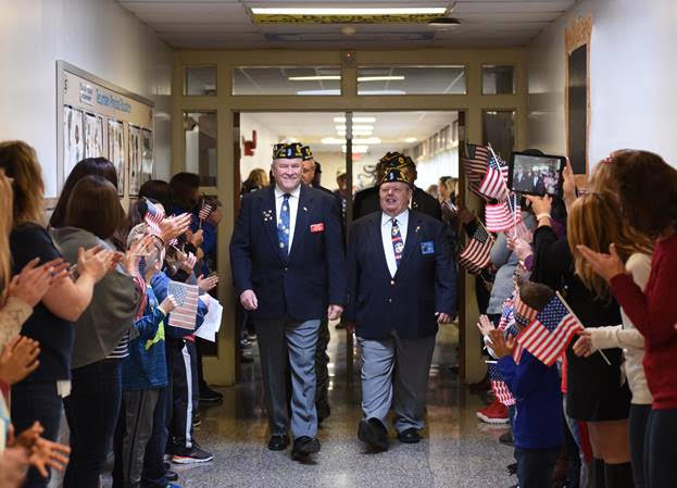 Students at Tecumseh Elementary School Honor Veterans for Veteran’s Day