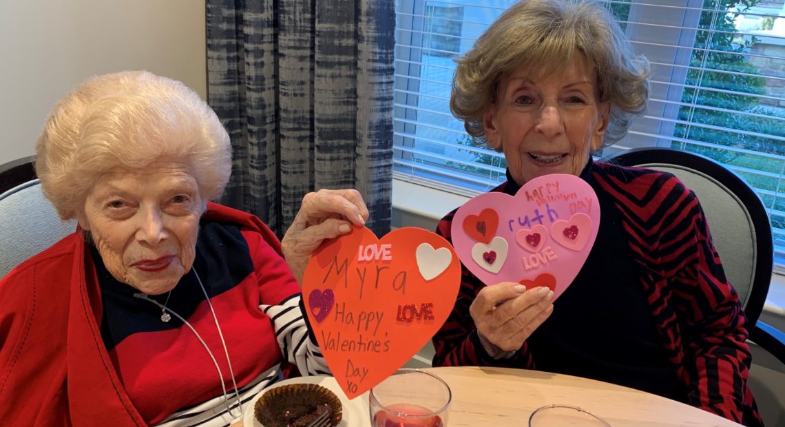 Orchard Estate Residents Get Special Valentine&#8217;s Gift From Girl Scouts Date