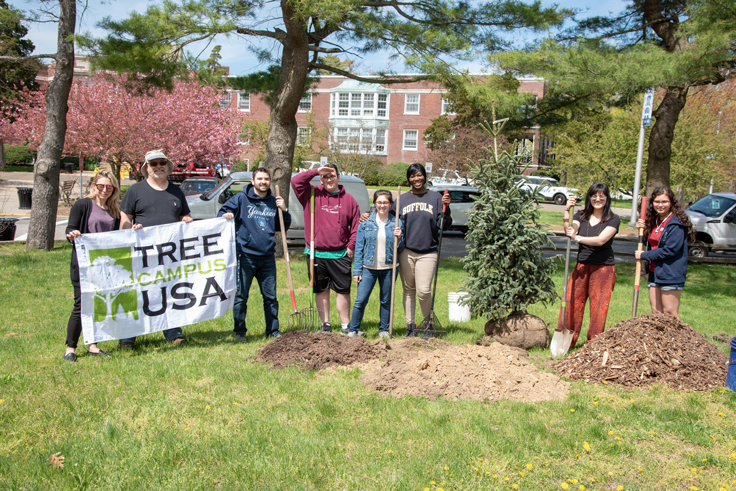 Arbor Day Foundation Honors Suffolk for Fourth Consecutive Year With Tree Campus USA Designation