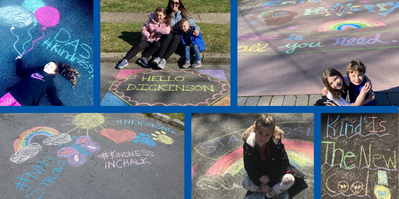 Northport-East Northport Students Spread Positivity Through Chalk