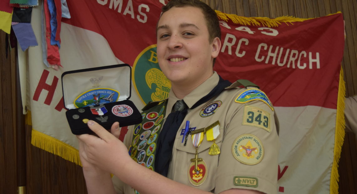 The 111th Eagle Scout of Boy Scout Troop 343!
