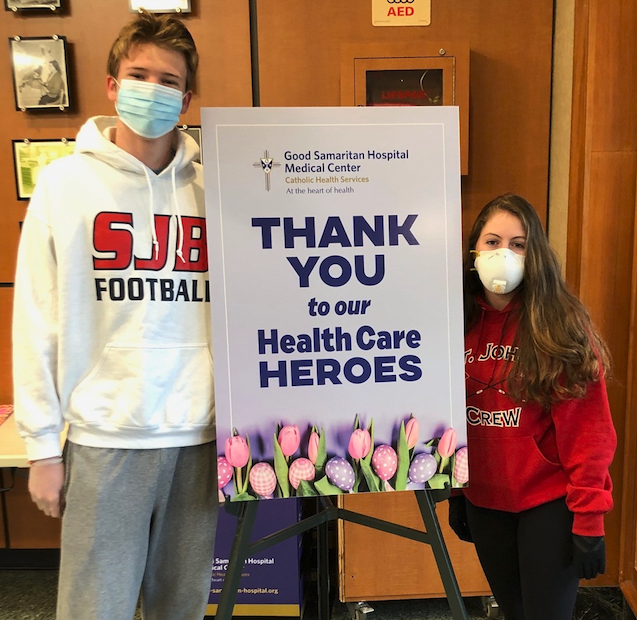 St. John the Baptist HS Supports Front Line Health Care Workers