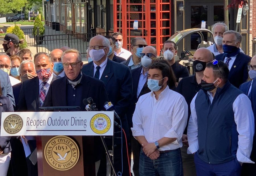 Hempstead, Oyster Bay Towns Call on NYS to Allow Outdoor Dining in ‘Phase 2’; Seek Clearer Guidelines from Government Officials!