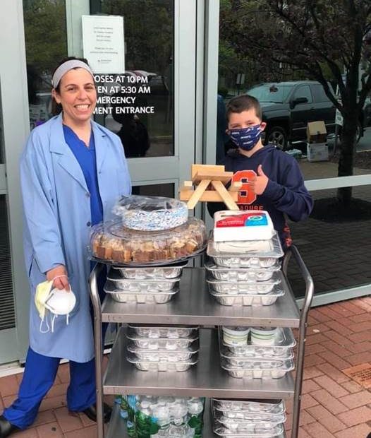 Acorn-y Idea: Picnic Tables for Squirrels Help Cheer Up Healthcare Heroes, including Lisa Eppelsheimer of Medford!