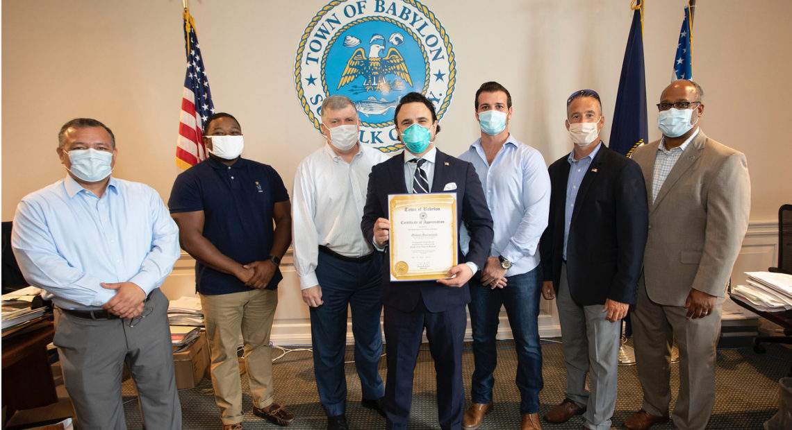 Suffolk Resident Michael Marcantonio to Donate 30,000 Masks to Town of Babylon