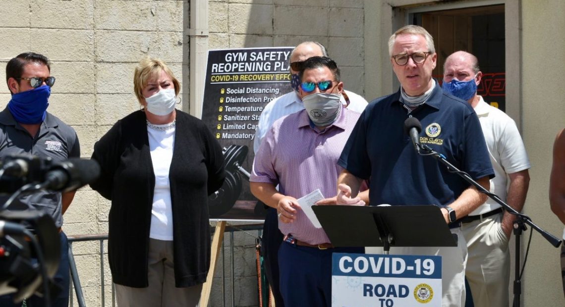 Clavin, D’Esposito &#038; Gym Owners Call for Safe Reopening of Fitness Centers on Long Island!