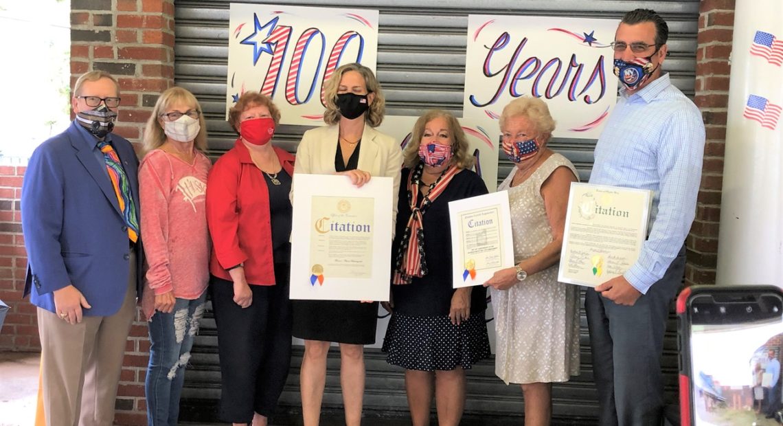 Nassu County Executive Laura Curran Celebrates 100th Anniversary Of 19th Amendment with Women’s Club of Farmingdale