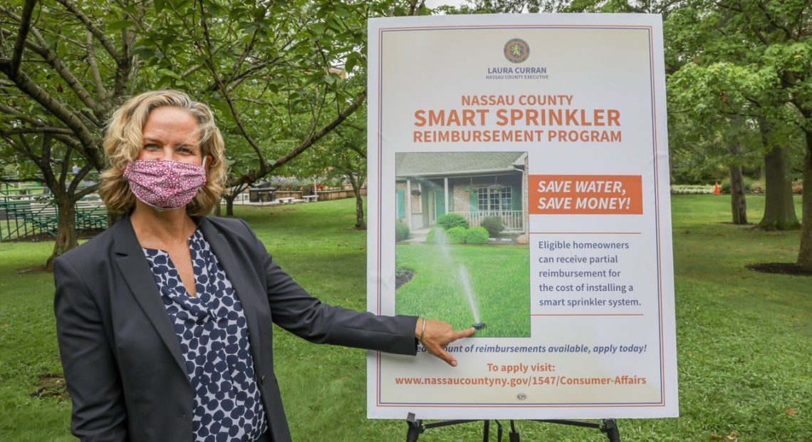County Executive Curran Launches Nassau Smart Sprinkler Reimbursement Program