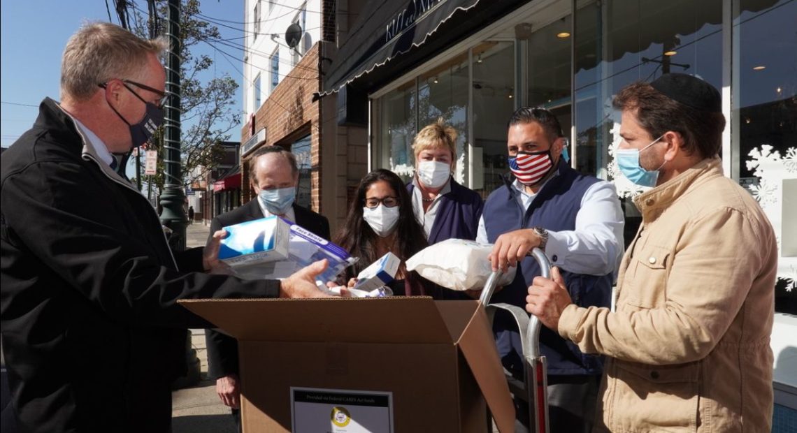 PPE Kit Giveaway Initiative for Small Businesses Continues in Cedarhurst