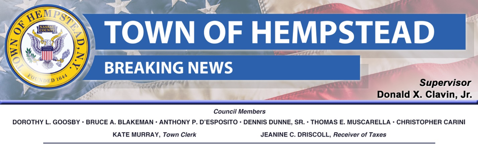 With Second Wave Closing In, Supervisor Clavin and Council Members Expand Free COVID-19 Testing for Town of Hempstead Residents