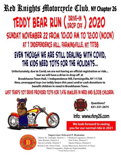 Teddy Bear Run Toy Drive 2020
