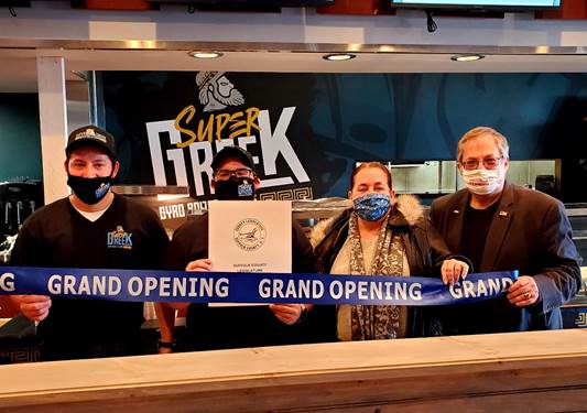Kennedy Ushers In Grand Opening of Super Greek Gyro Bowls &#038; More
