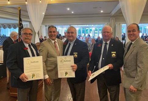 Saladino and Hand Attend Installation Ceremony for the Association of Fire Districts of Nassau County