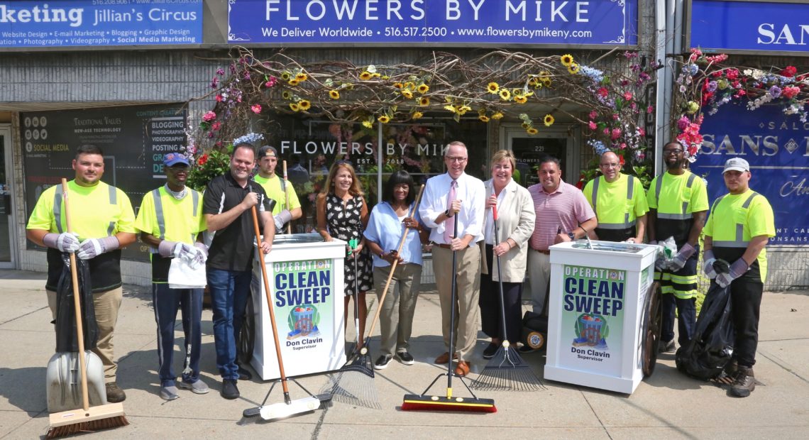 Supervisor Clavin Unveils ‘Operation Clean Sweep’; Announces Rollout of Town’s Rolling Mobile Anti-Litter Crews to Downtowns