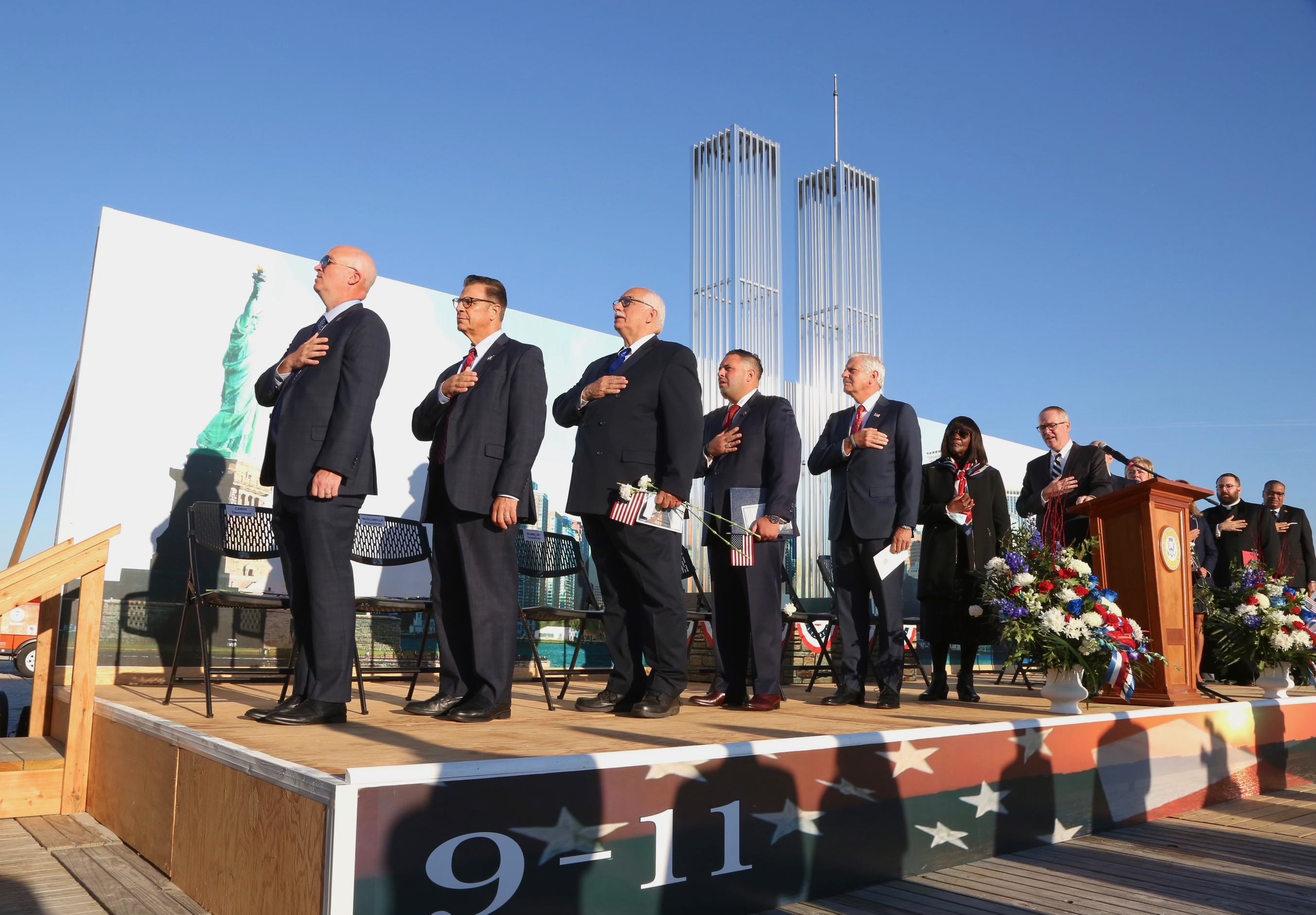 Town of Hempstead Hosts Emotional 9/11 20th Anniversary Sunrise Service on Beach at Point Lookout