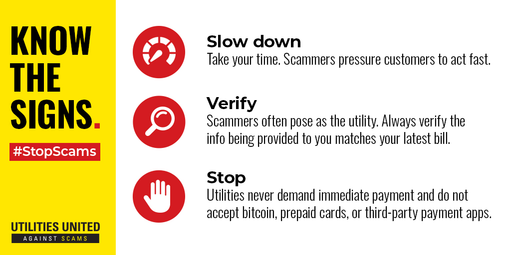 It’s Utility Scam Awareness Week: Learn The Telltale Signs