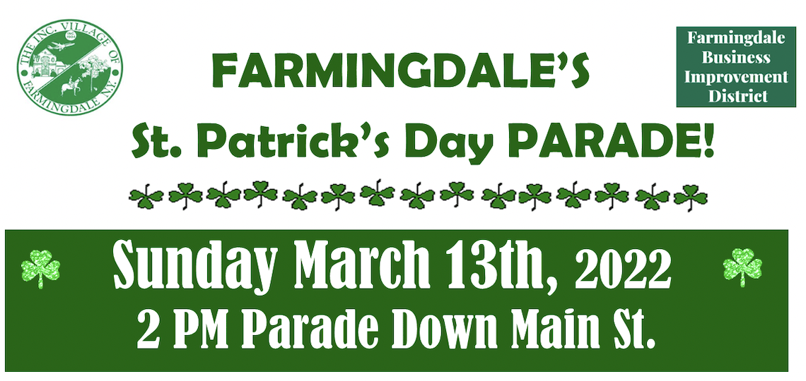 Farmingdale’s 8th Annual St. Patrick’s Day Parade