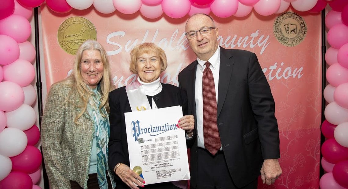 Legislator Rob Trotta Names May Chasteen Of St. James As The 2022 Woman Of Distinction For The 13th Legislative District