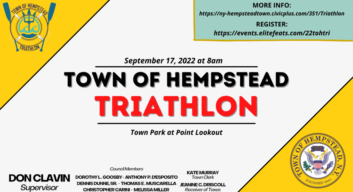 Sign-Up To Swim, Bike And Run At Hempstead Town’s Annual Beachside Triathlon