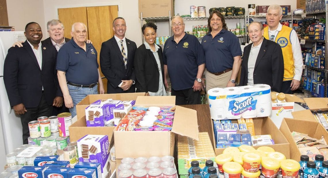 West Babylon Lions Club Makes Generous Donation To The Town Of Babylon Food Pantry