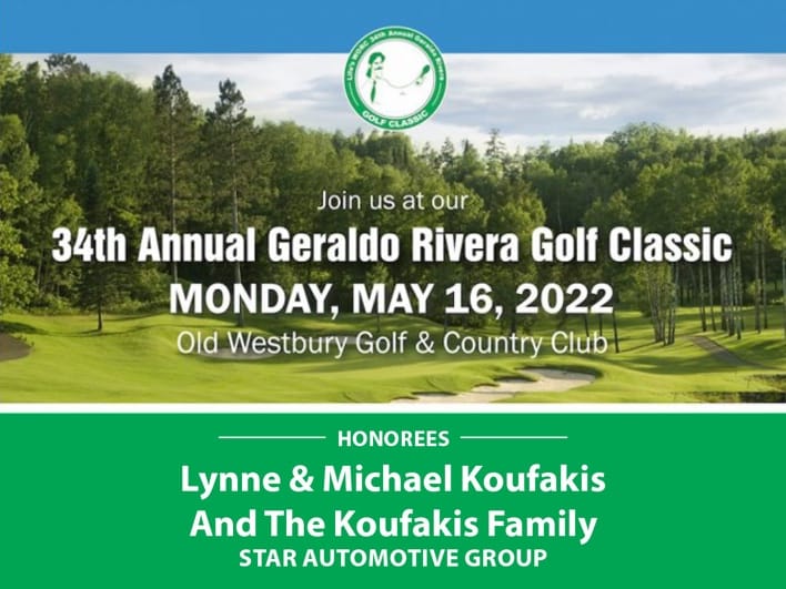 34th Annual Geraldo Rivera Golf Classic To Honor Lynne &#038; Michael And The Koufakis Family