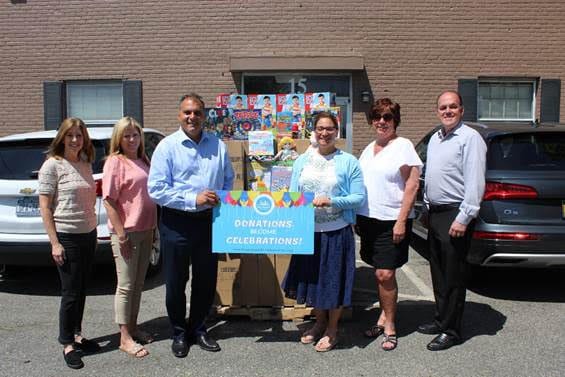 Town Delivers Donations For Homeless Children Birthday Celebrations