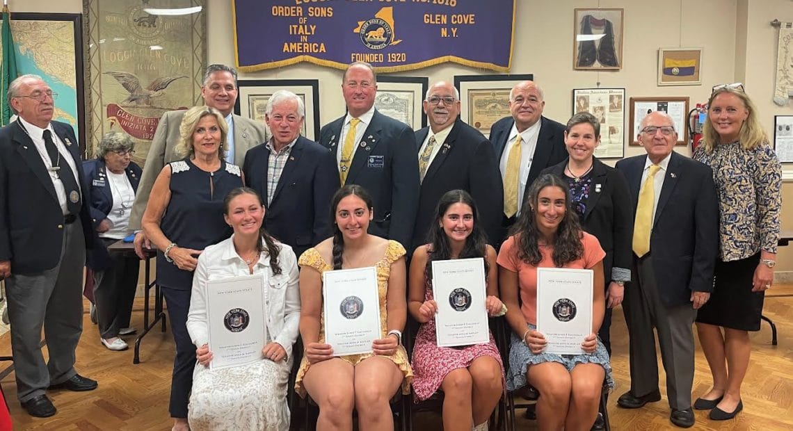 Legislator DeRiggi-Whitton Congratulates Order Sons And Daughters Of Italy Loggia 1016 Scholarship Honorees