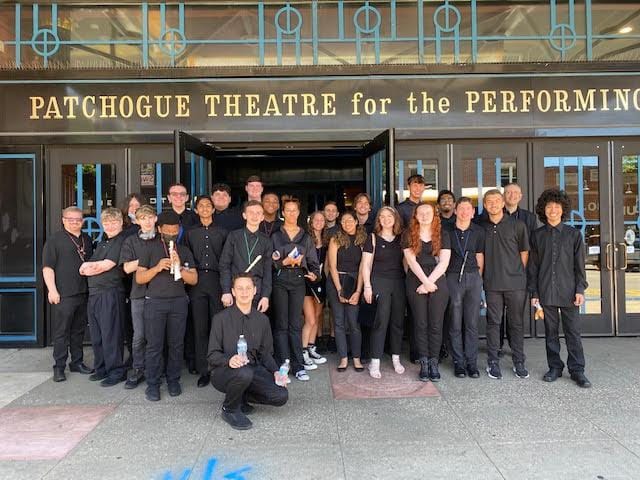 Newfield High School Drum Club Performs At Patchogue Theatre