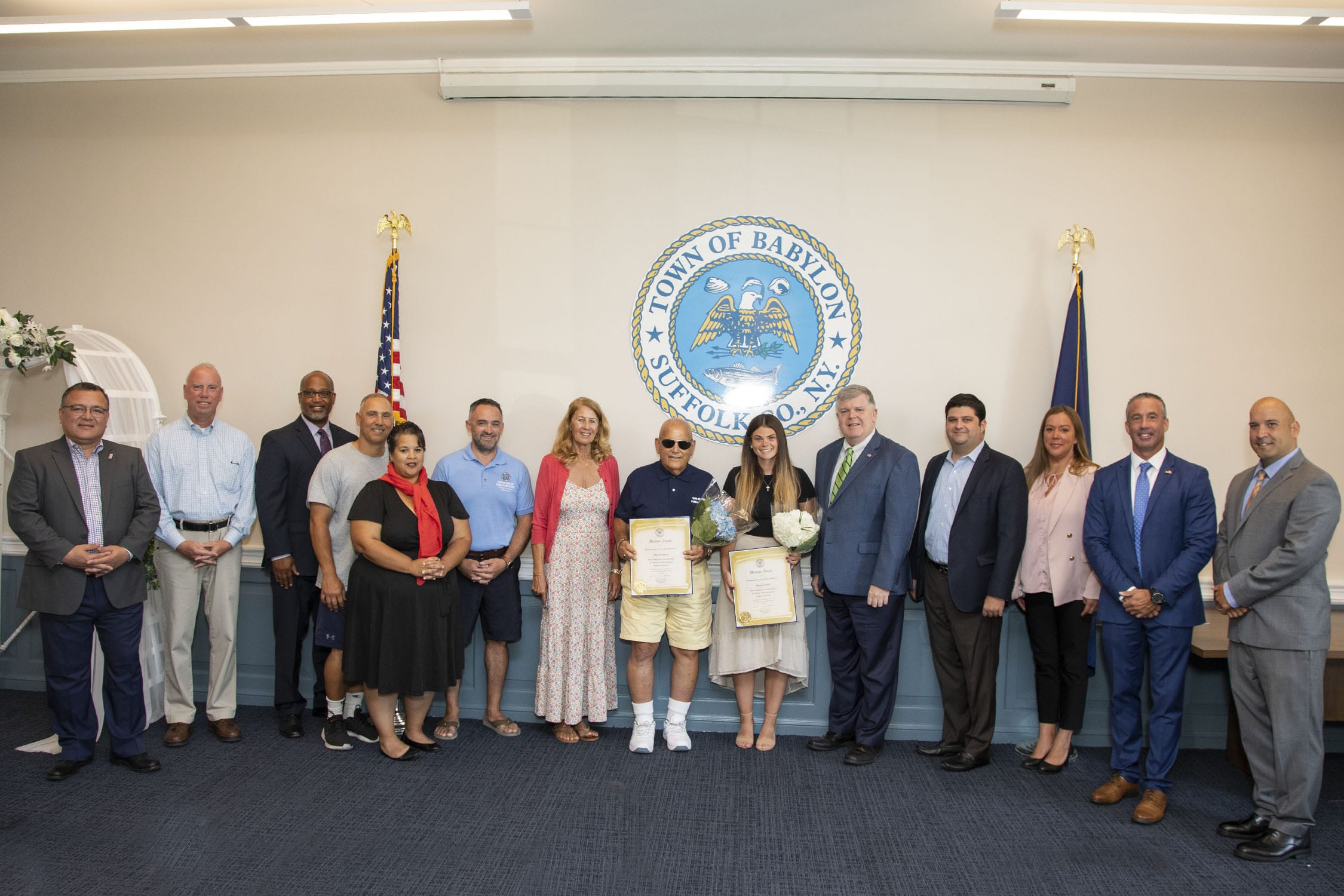 Town Gives Heroism Award To Summer Parks Employees Who Aided Wounded Cyclist