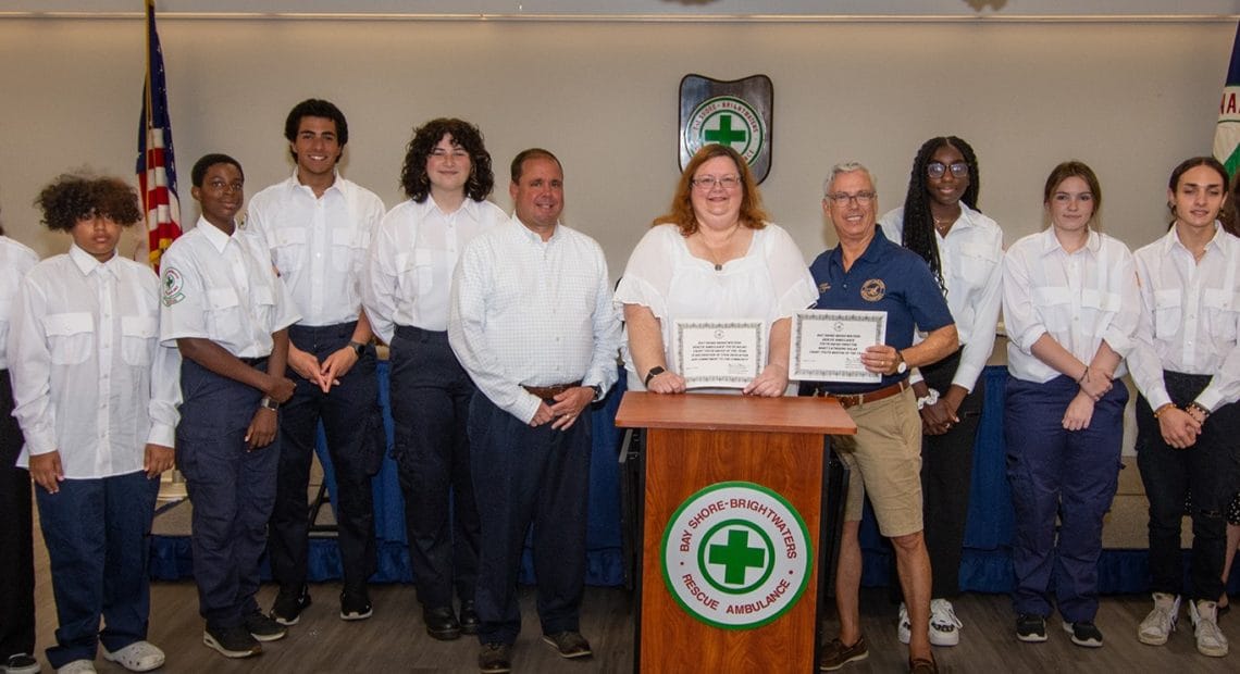 FASNY Recognizes Bay Shore Brightwaters Rescue Ambulance Youth Squad