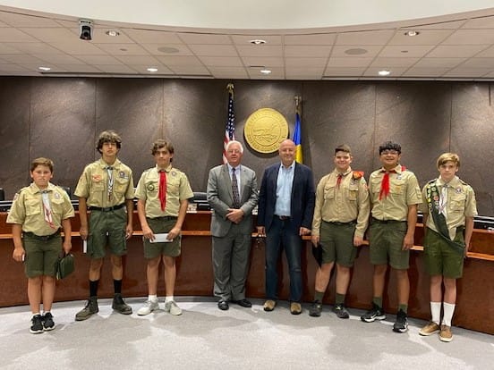 Rob Trotta Welcomes Local Boy Scout Troops To His Committee To Satisfy Requirements For Community Society Merit Badge