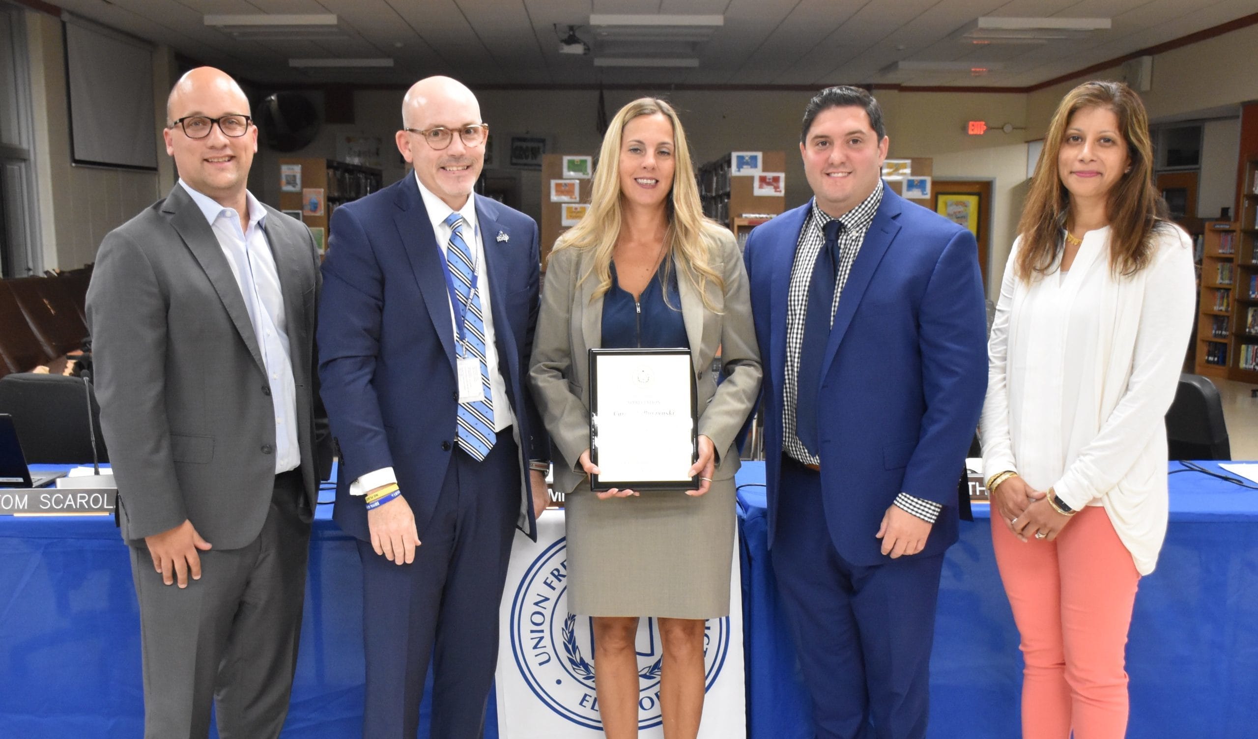 Kenneth Bossert Elwood Board Of Education Honors John Glenn's Outgoing Principal - Long ...