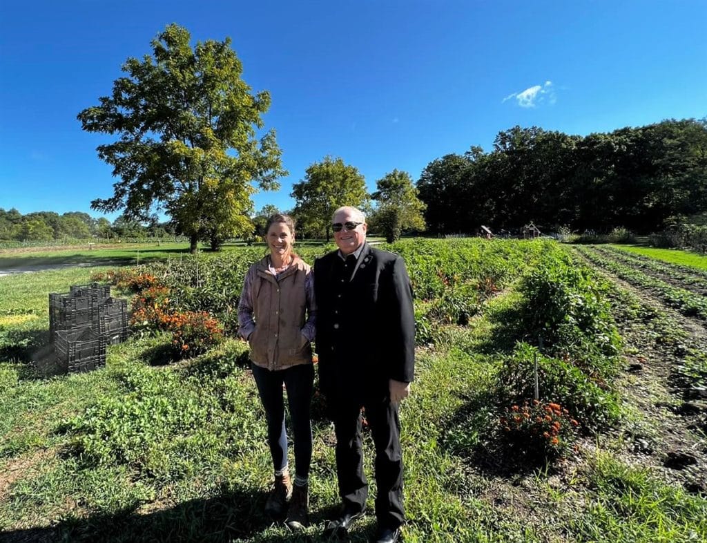 Legislator Drucker Tours Restoration Farm In Old Bethpage Long Island