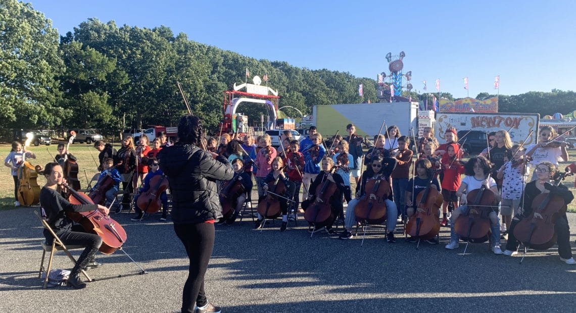 East Islip’s Young Musicians Perform At FTK Carnival Opening Ceremony