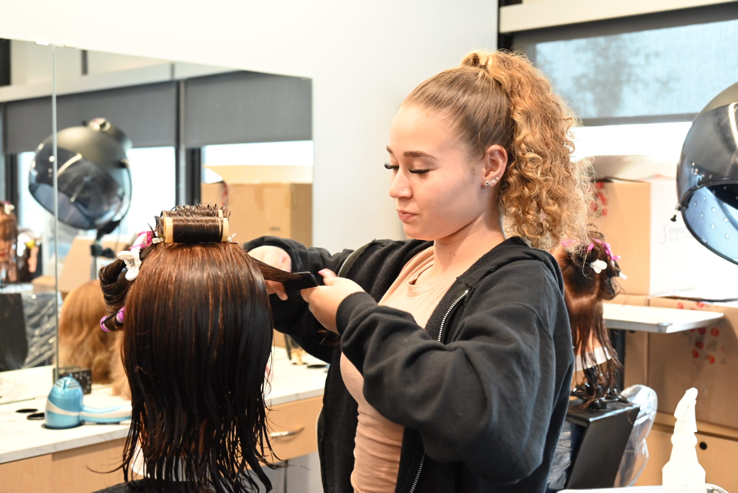 Cosmetology Students Get Real-World Training In North Babylon