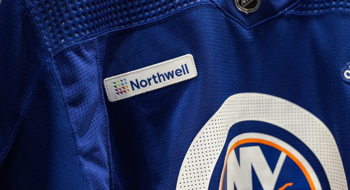 Northwell Health Sponsors New York Islanders’ Practice Jerseys