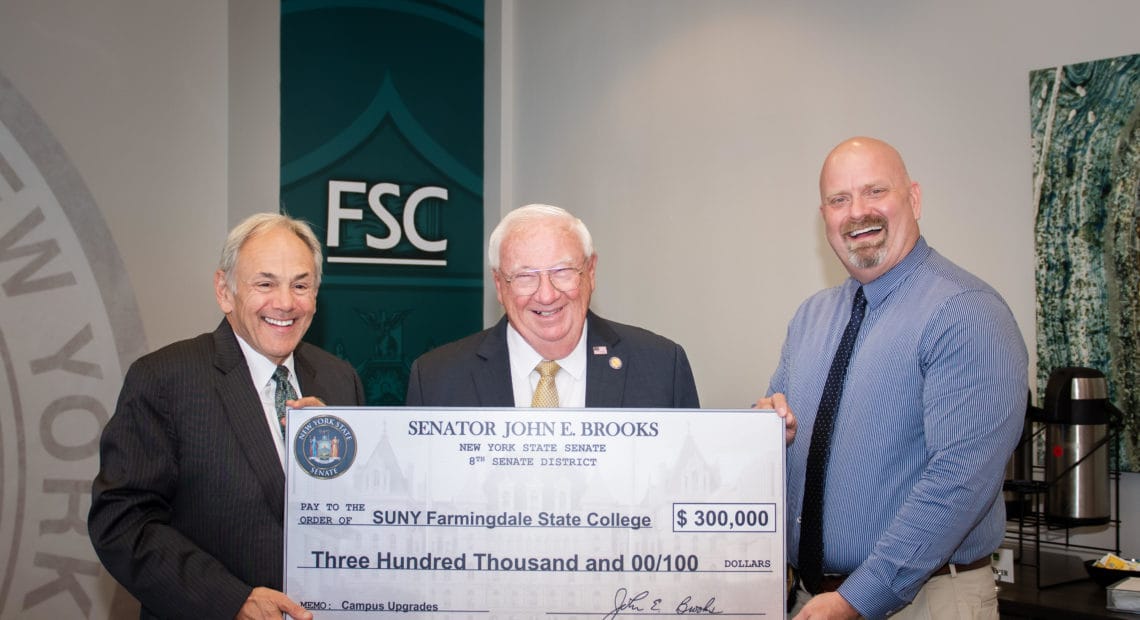 Farmingdale State College Receives $300,000 Grant From Senator John Brooks