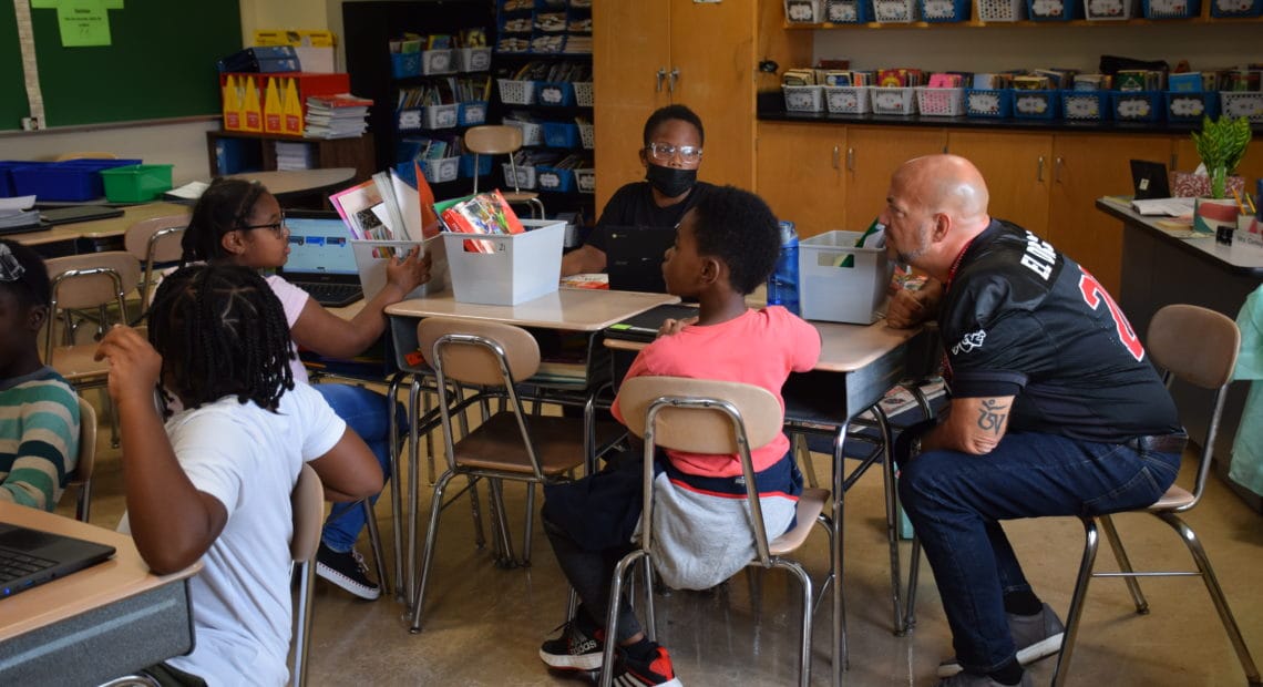Principal Becomes A Student For A Day At Park Avenue Elementary School