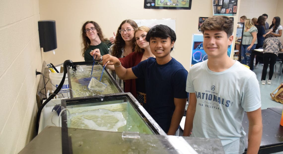 Lindenhurst Marine Biology Students Explore Local Waters