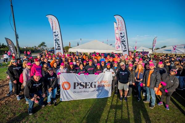 PSEG Long Island Employees Make Strides Against Breast Cancer
