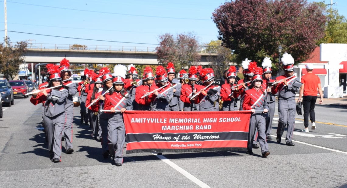 Amityville High School&#8217;s Marching Band Performs In Regional Festival