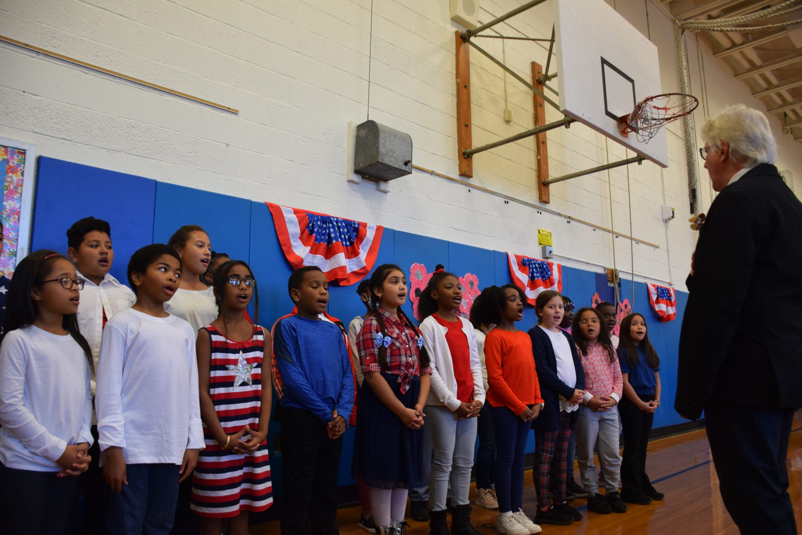 Copiague Students Honor Veterans For Veterans Day