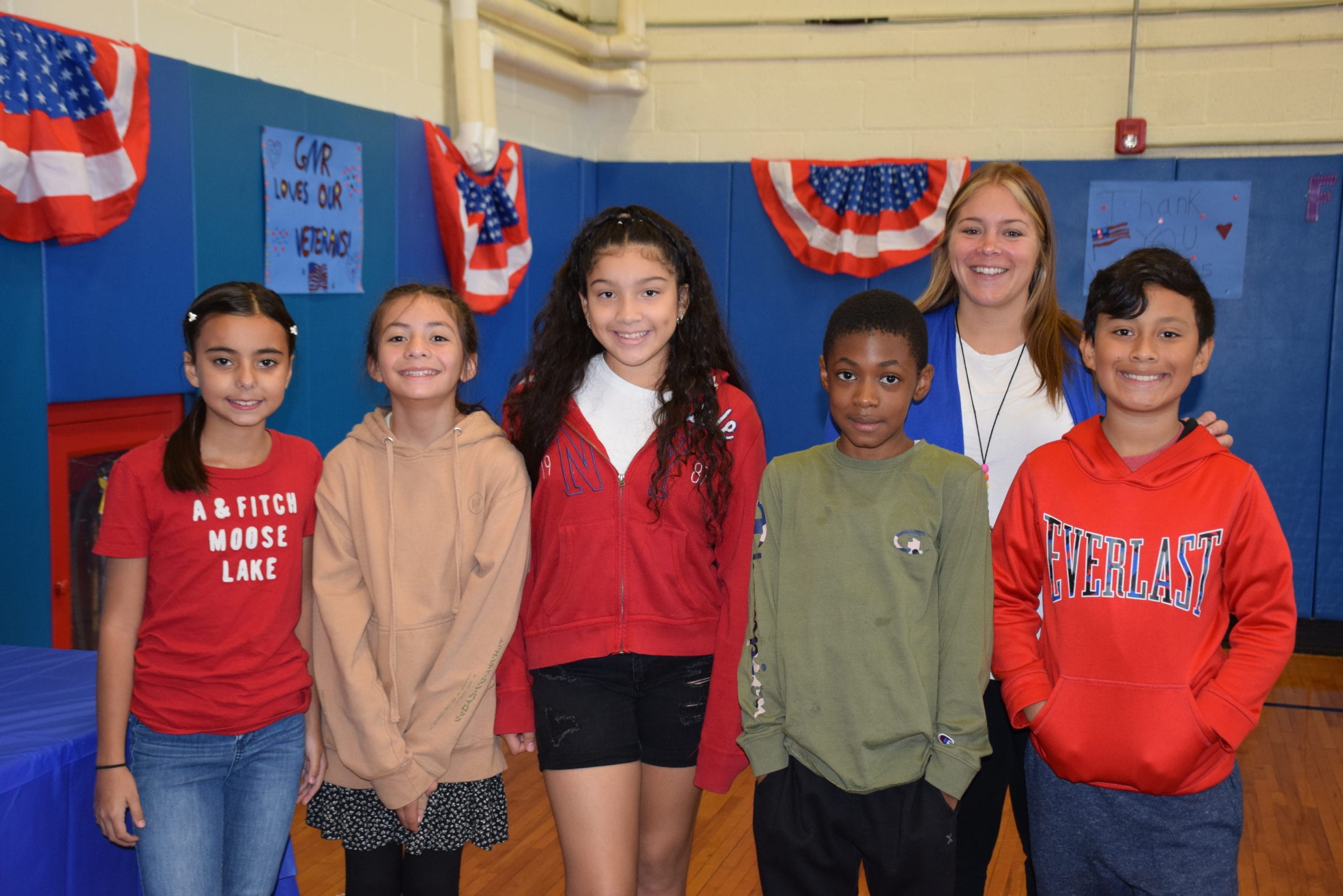 Copiague Students Honor Veterans For Veterans Day