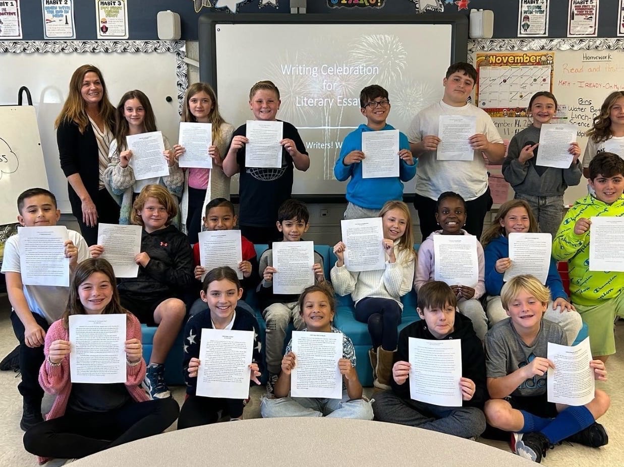 A Rewarding Writing Experience For Students At Islip&#8217;s Sherwood Elementary
