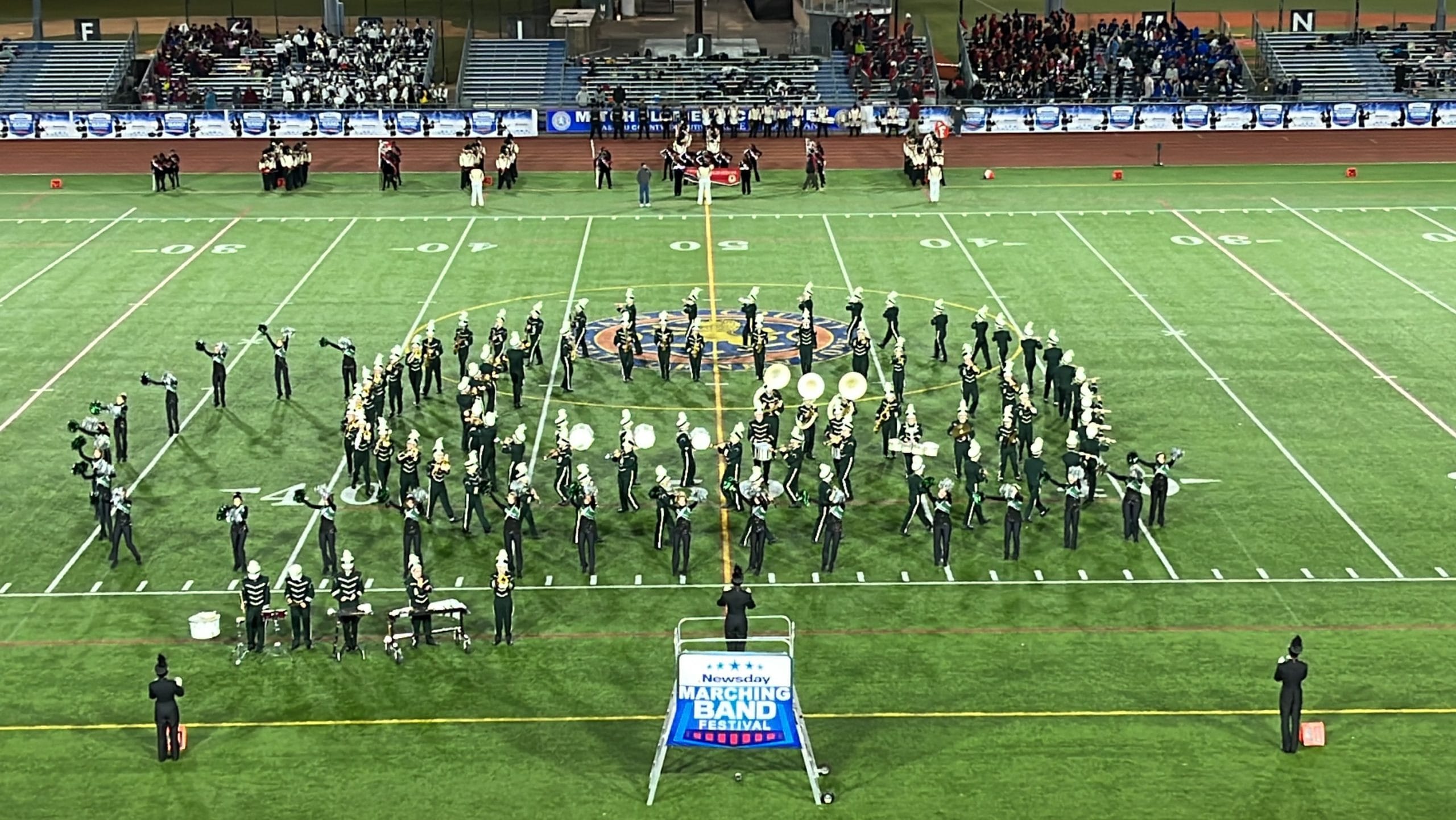 Harborfields High School Marching Band And Kickline Shine At Newsday Festival